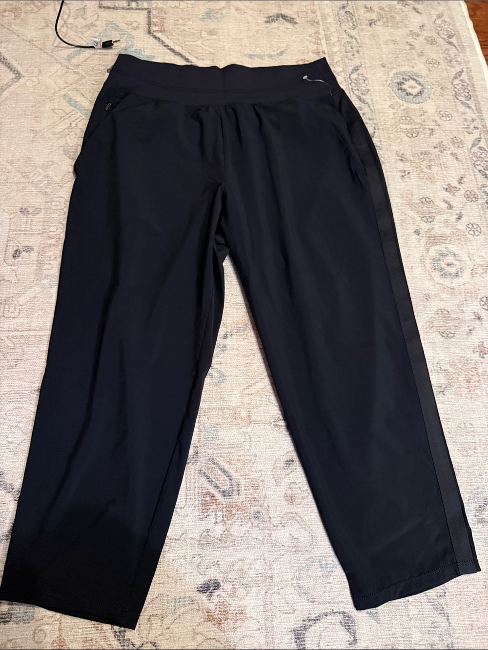 Athleta Black Track Pants Joggers